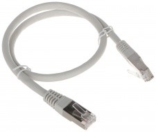 ABCVISION Patchcord RJ45/FTP6/0.5-GY kat.6 szary 0.5m RJ45/FTP6/0.5-GY