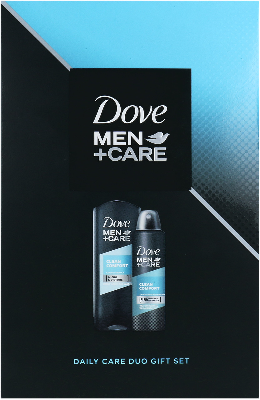 Dove Men+Care Daily Care Duo Gift Set Zestaw Żel Pod Prysznic 250ml + Antyperspirant 150ml