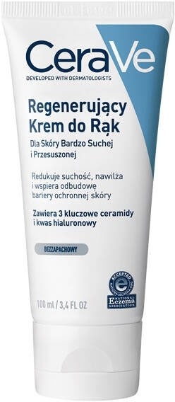 CeraVe CeraVe regenerujący krem do rąk 100ml + CeraVe emulsja do mycia 88ml GRATIS