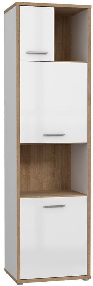 shumee Regał L/P Dąb Riviera Biały