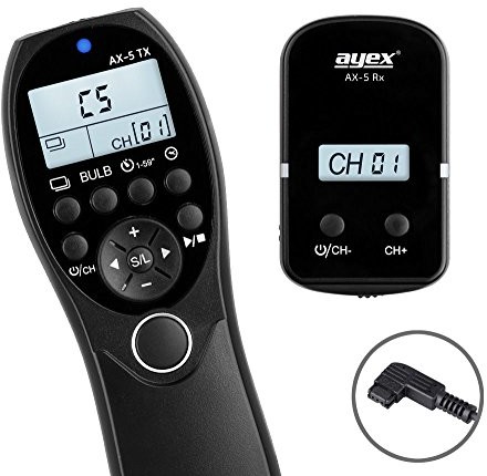 Sony ayex ayex AX-5/S1 S1 wyzwalacz radiowy do Alpha A900, A850, A700, A580, A560, A550, A500 i wielu innych 6141