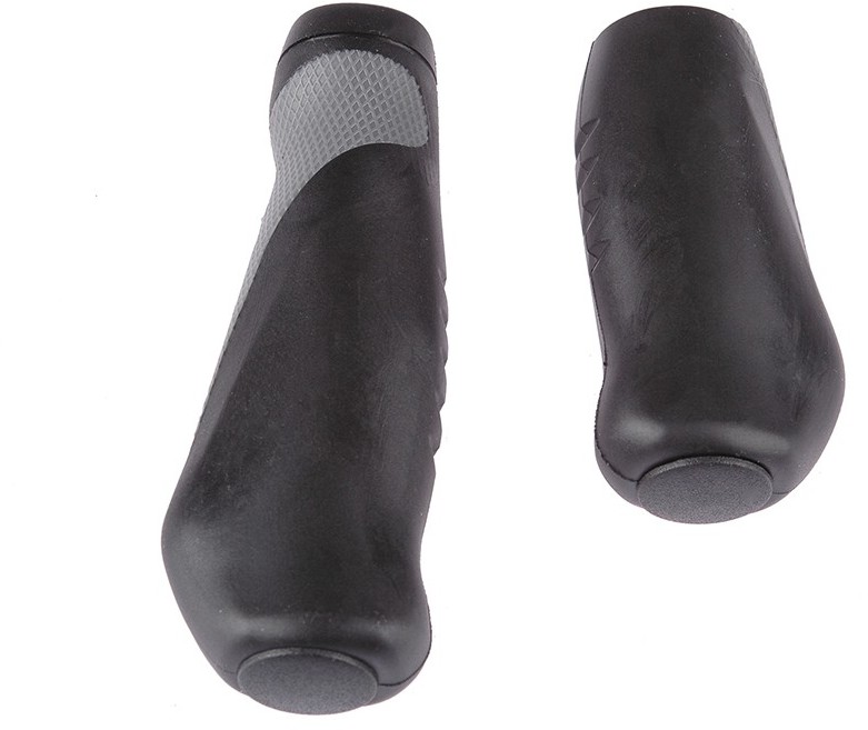 Nexelo Chwyty rowerowe gumowe ERGO 135mm/92mm czarno-szary (L266502NEX)