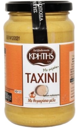 Cretan Halva Tahini z miodem tymiankowym 350g 5408