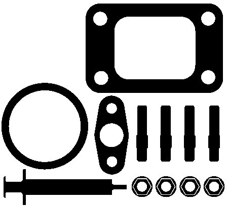 Elring Zestaw montażowy, urządzenie ładujące turbo 286.600