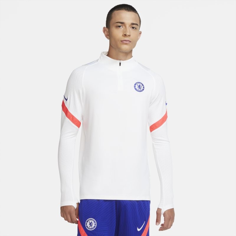 Nike Męska treningowa koszulka piłkarska Chelsea FC Strike - Biel CK9605-101