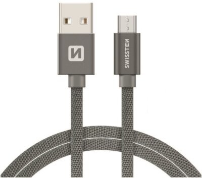 SWISSTEN Kabel USB Micro USB SWISSTEN 2 m Szary 71522302