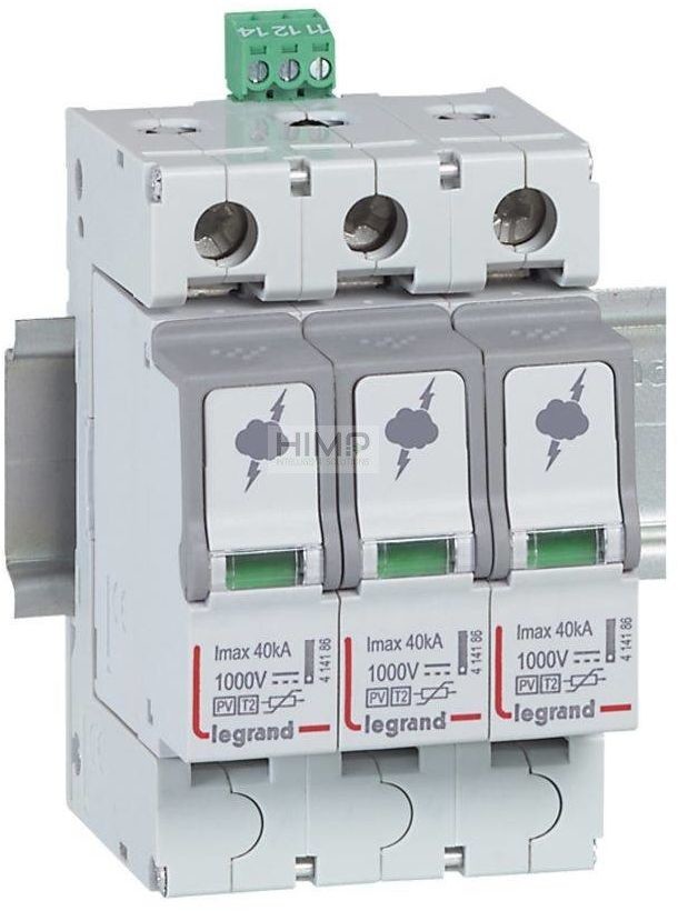 Legrand Ogranicznik Przepięć T2 PV 1000V DC 414156 414156