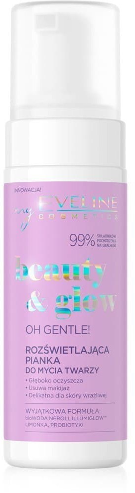 Eveline Eveline Beauty & Glow Rozświetlająca Pianka do mycia twarzy 150ml