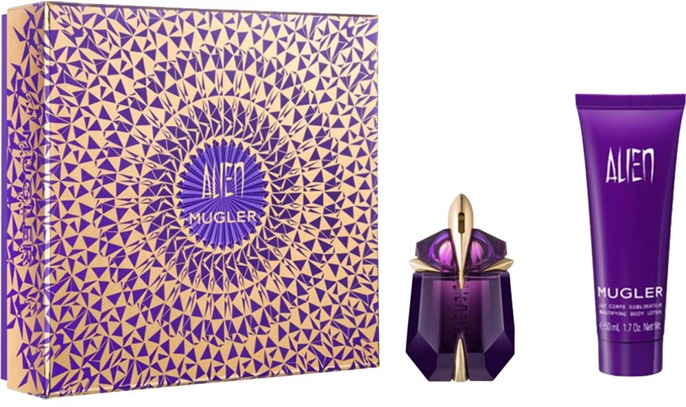 Mugler Alien 60ml woda perfumowana + 100ml balsam do ciała