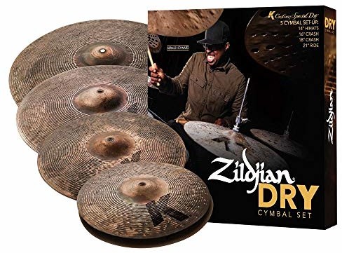 Zildjian Zildjian K niestandardowy specjalny zestaw suchych pudełek - 35,5 cm Cześć, 40,5 cm Crash, 45,7 cm Crash, jazda 53,5 cm KCSP4681