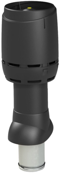 VILPE Kominek wentylacyjny izolowany FLOW 125P/IS/500 Czarny Specjalistyczny sklep 28 dni na zwrot