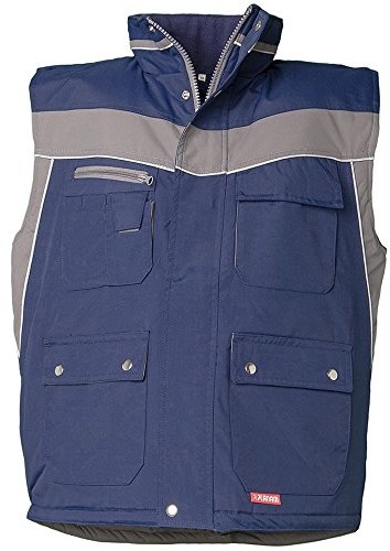 Planam plaline odzież robocza zimowy kamizelka Czerwony/łupek, wielokolorowa 2582048