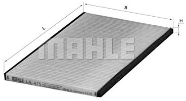 Knecht mahle knecht La filtr powietrza, Pokojowy 475 LA 475
