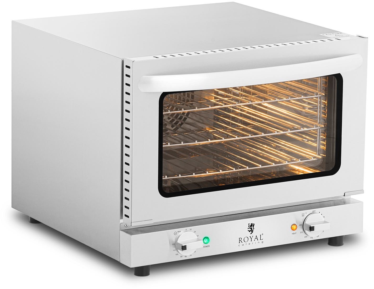 Royal Catering Piec konwekcyjny - 3 poziomy - 2150 W - RCCO-2.1 RCCO-2.1