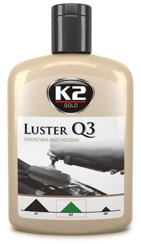 K2 Luster Q3 zielony 200g: Superszybka pasta polerska L3200