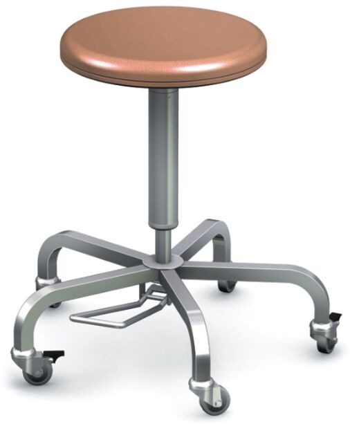 Ztm Tech-med TBG02/NM taboret lekarski ze stali kwasoodpornej na kółkach regulowany TB-03 (TB-03-000-NM-T_)