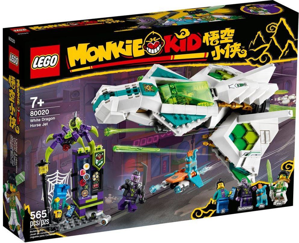 LEGO Monkie Kid Odrzutowiec Biały Smok 80020 0000046119