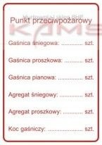 TD DB031 Punkt przeciwpożarowy