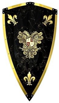 Płatnerze hiszpańscy Stalowa Tarcza Rycerska Karola V Habsburga 809) 1036