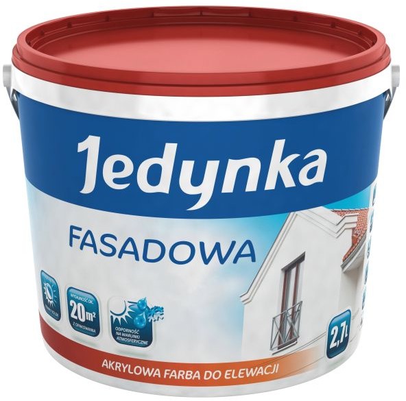 Jedynka Farba fasadowa baza 3 2 7 l