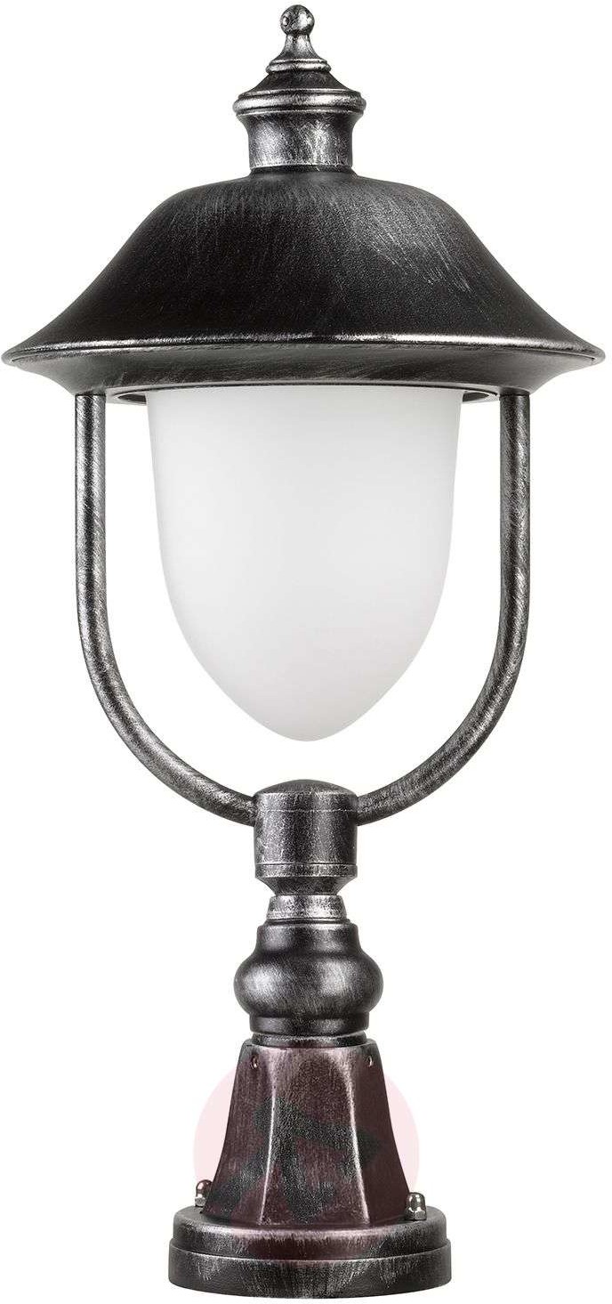 LCD Słupek oświetleniowy 1156, czarny/srebrny
