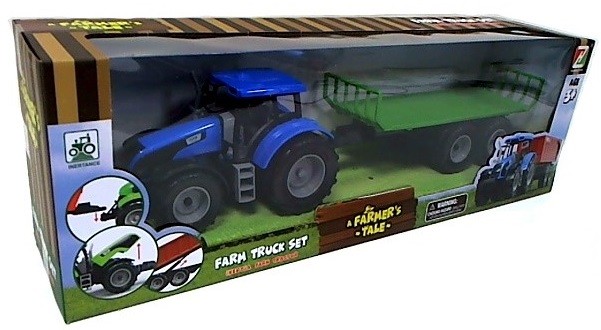 M&Z Traktor z przyczepą do balotów