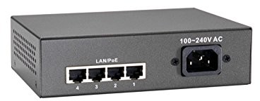 LevelOne Level One FEP-0511 5-Port Fast Ethernet PoE Switch 65 W 802 3 AT PoE Plus 4 PoE outputs FEP-0511