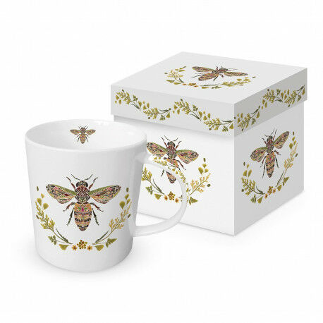 DUŻY KUBEK PORCELANOWY Green Bee PSZCZOŁA - w PUDEŁKU 604365