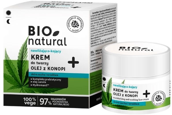 Ideepharm BIO Natural krem do twarzy nawilżająco-kojący 50ml