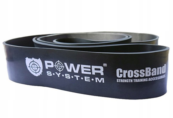 Ps Guma Taśma Cross Band Black Fitness 26-65 kg