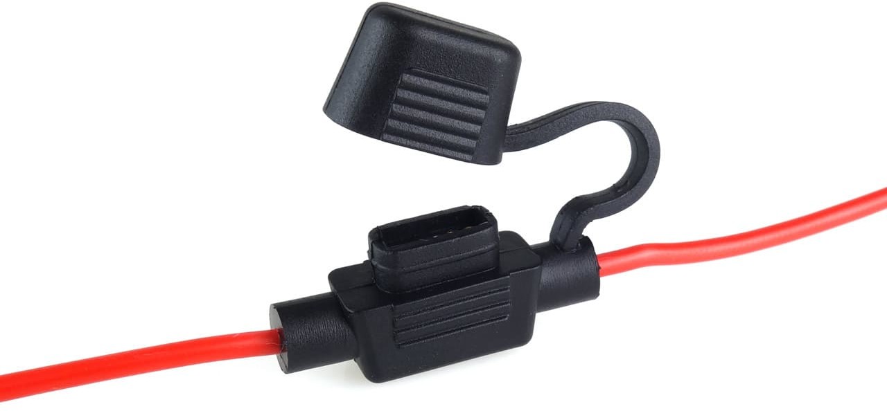 AMiO Oprawa bezpiecznika mini z kablem 30cm AMI-02336