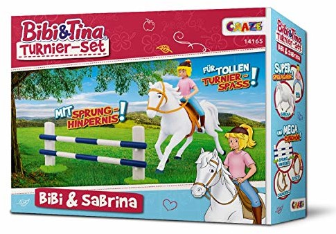 Craze 14165 figurki do zabawy Tina, turniejowe zestaw z Bibi i Sabrina, kolorowe