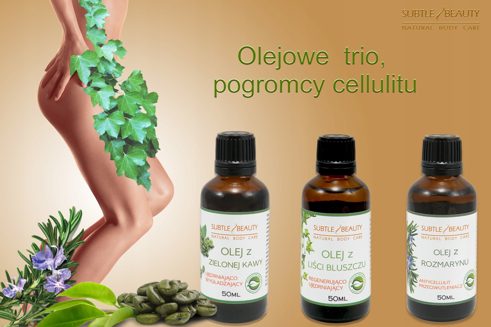 Olejowe Trio, Pogromcy Cellulitu - 3 x 100 ml