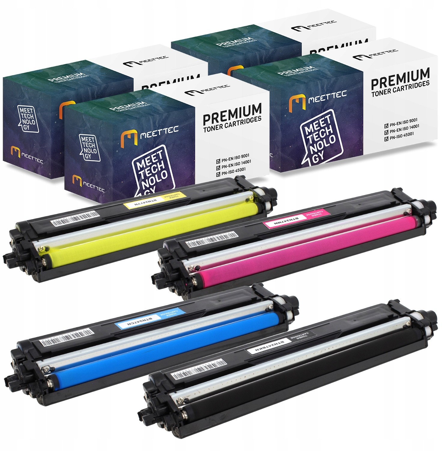 Zestaw Cmyk XL TN247 TN243 do Brother DCP-L3510CDW