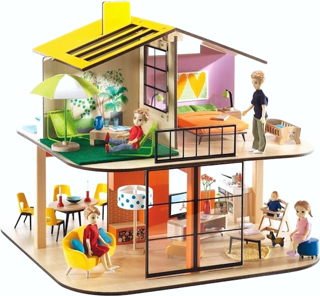 Djeco domek dla lalek Color House
