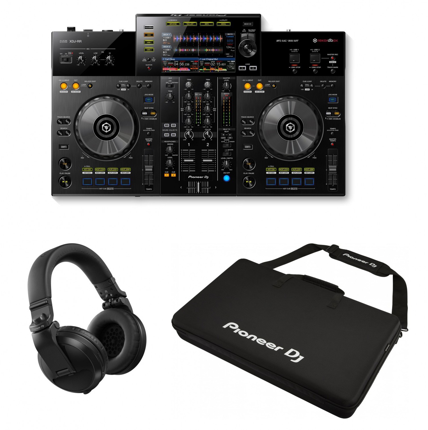 Pioneer XDJ-RR - kontroler DJ + słuchawki + torba + przewód GRATIS