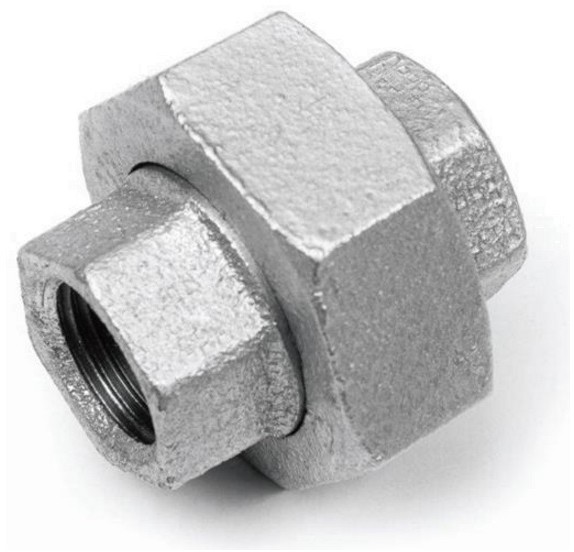 Śrubunek Ocynkowany Z Uszczelką 1'