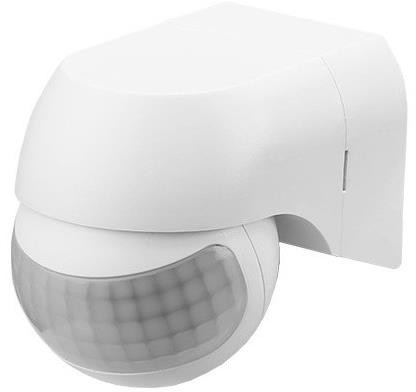 Panlux Czujnik ruchu PIR 180° IP44 biały