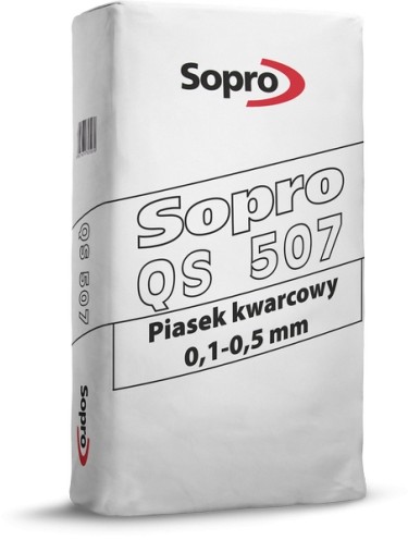 Sopro Piasek kwarcowy QS 507, 0,1- 0,5 mm