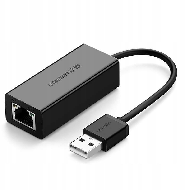 Ugreen CR110 Adapter sieciowy Usb do RJ45 czarny