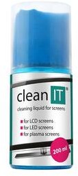 Clean it Zestaw do czyszczenia na obrazovky s utěrkou ve víčku 200ml CL-180)