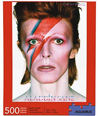 Aquarius David Bowie Aladdin Sane Puzzle (500 Piece Jigsaw Puzzle) - Glare Free - Precision Fit - Officially Licensed David Bowie Merchandise & Collectibles - 14 x 19 Inches 62198