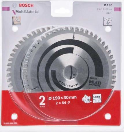 Bosch Piła Tarczowa Dwupak Optiline Wood 190x2,4/1,8x30x48z B2608644652 2608644652