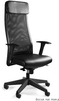 Unique Fotel biurowy ARES Soft PU Czarny S-569-PU-4