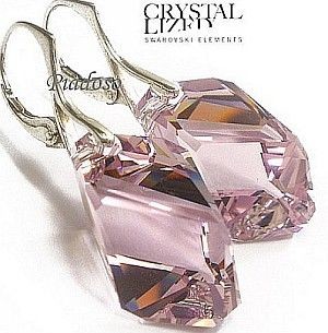 Swarovski OKAZJA kolczyki SREBRO CERTYFIKAT
