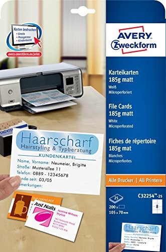 Avery Zweckform Avery C32254-25 karta katalogowa C32254-25