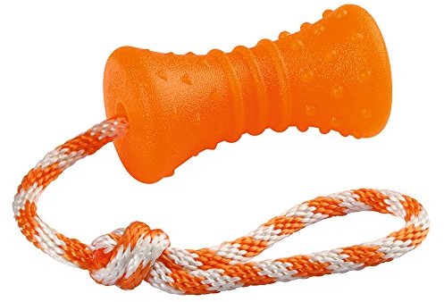 Kerbl 81485 kości w dniu, w 30 cm, toyfastic liny, 12.5 X średnica 7 cm, pomarańczowy