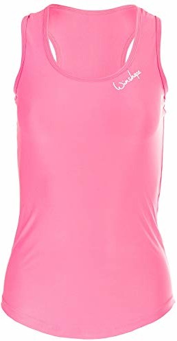 WINSHAPE WINSHAPE damski top Winshape damski, super lekki, funkcjonalny tanktop Aet104, Winshape Slim Style Fitness Yoga Pilates różowy neonoworóżowy S AET104-NEON-PINK-S