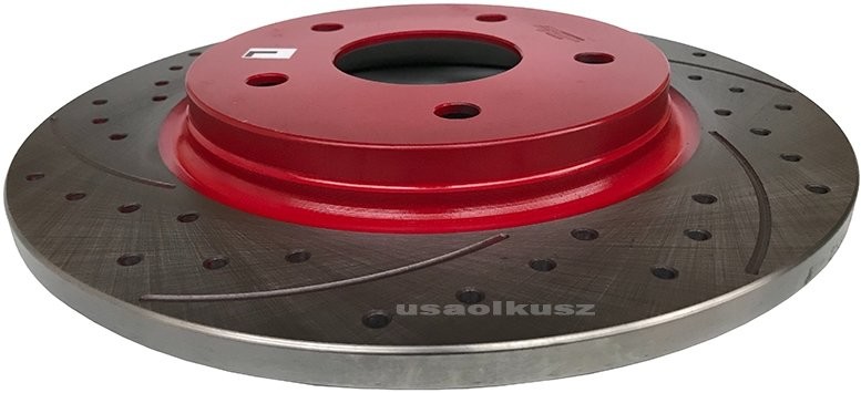 ATM Tylna WIERCONA nacinana tarcza hamulcowa 305mm RED Fiat Freemont 2013 2530Sr