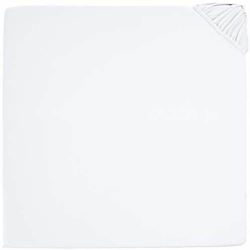 AmazonBasics prześcieradło z gumką, dżersej, 160x200 cm (085)